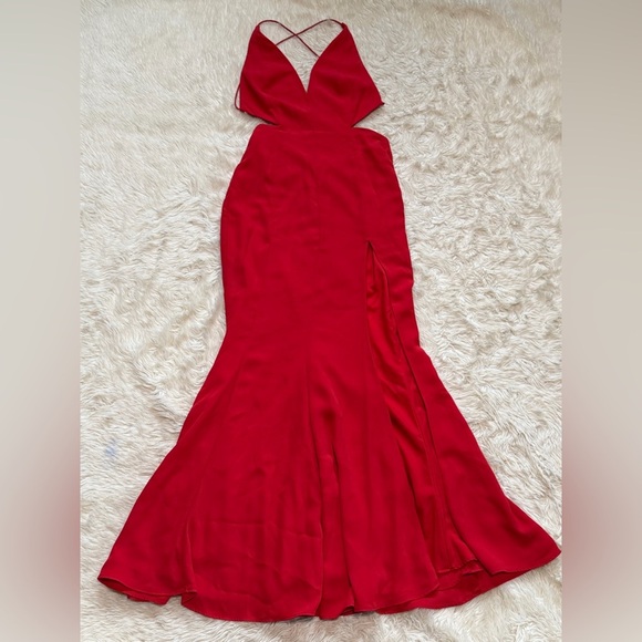 Fame and Partners Dresses & Skirts - Fame & Partners Nikita Gown in Red - Size 2